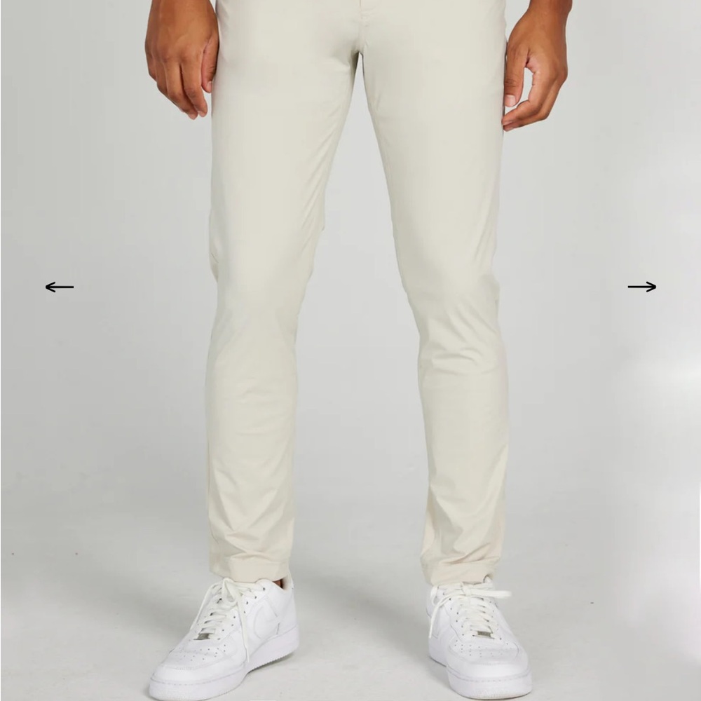 NWOT Redvanly Kent Pull-On Trouser in Stone - Men’s Size Medium